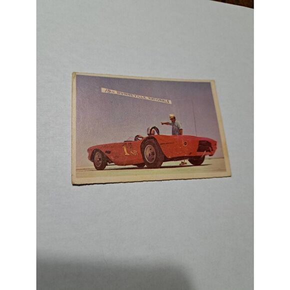 Vintage 1965 Hot Rod Magazine #4 Triple Threat Vette Jack Lufkin Trading Card - Picture 1 of 5